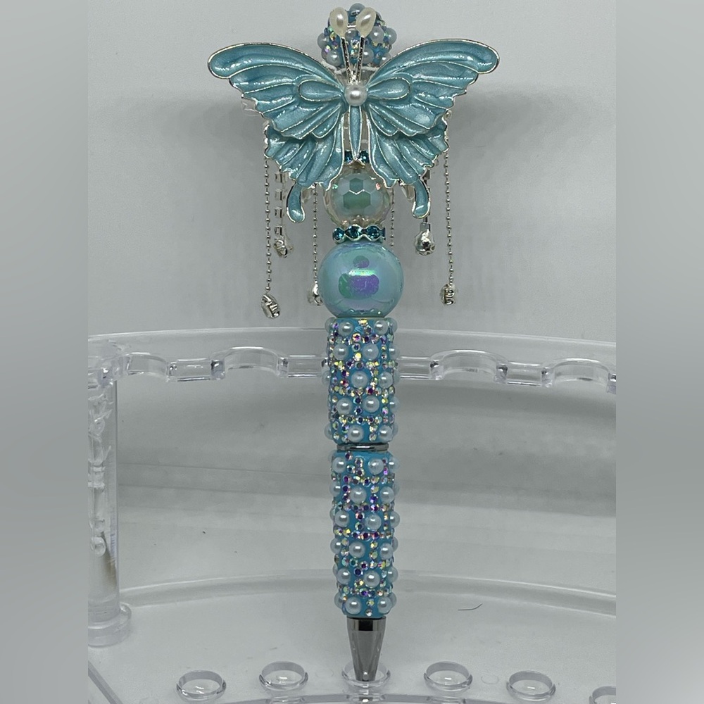 Blue Butterfly Decorative Pen